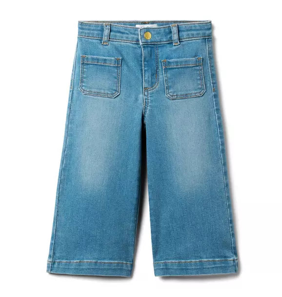 Wide Leg Jean In Medium Wash