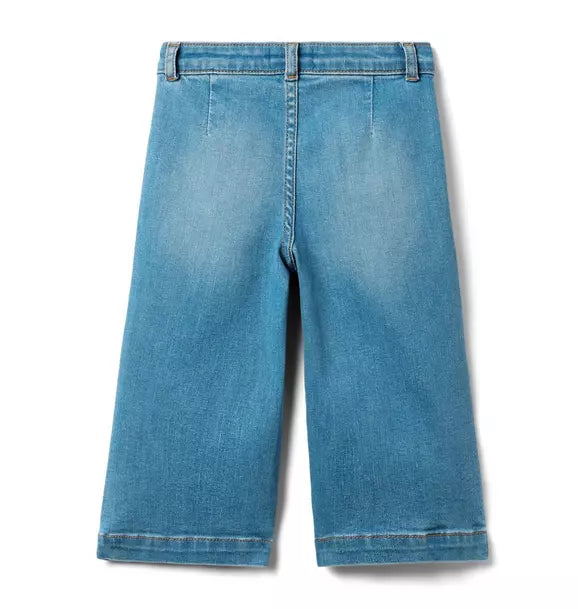 Wide Leg Jean In Medium Wash