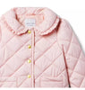 The Quilted Ruffle Collar Jacket