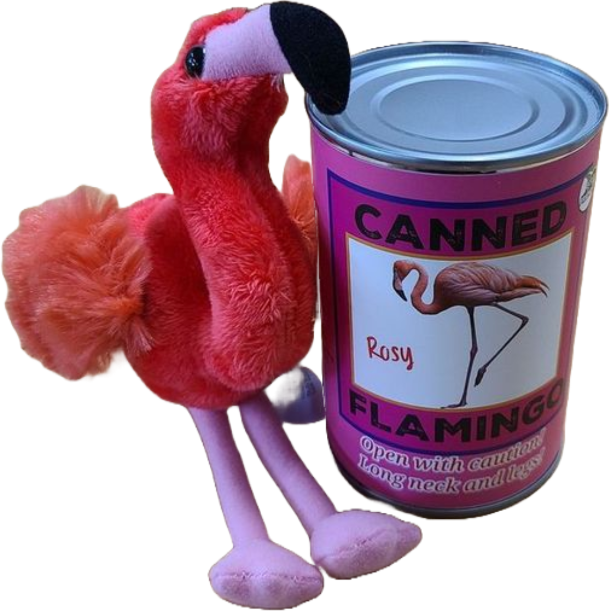 Rosy the Canned Flamingo -Regular Lid
