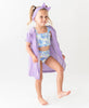 Terry Full-Zip Cover Up Lavender