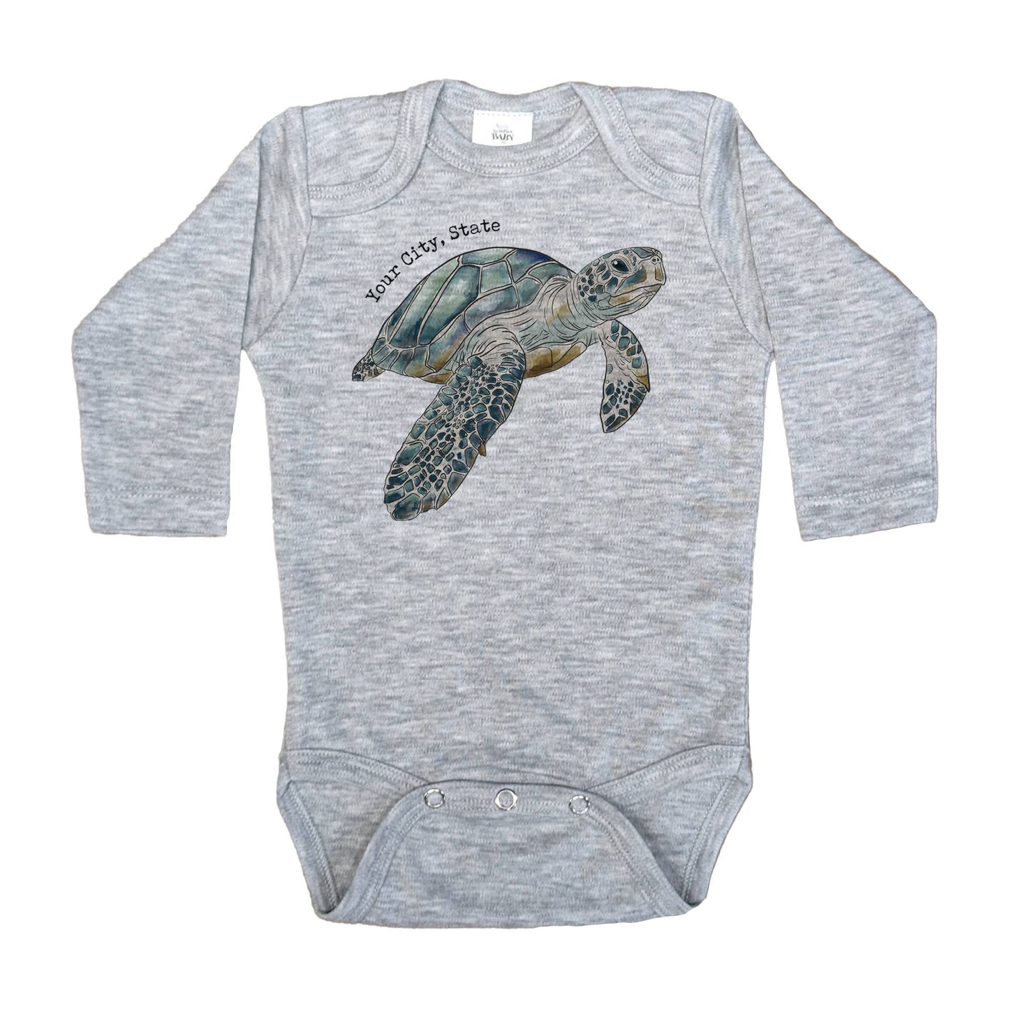Sanibel Sea Turtle Onesie