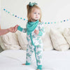 Bamboo Convertible Zip Romper- Turtle