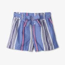 Boho Stripe Paper Bag Shorts