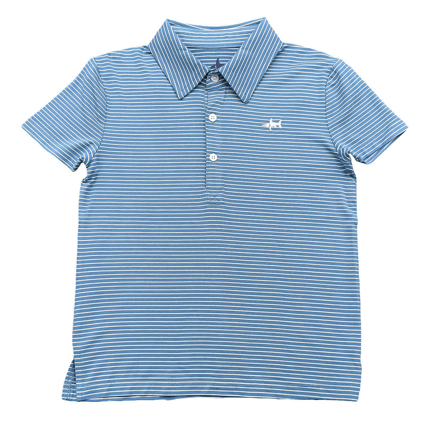 Banks Performance Polo Blue- White Stripe 