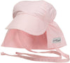 Kids UPF 50+ Girls and Boys Original Flap Hat with Ties