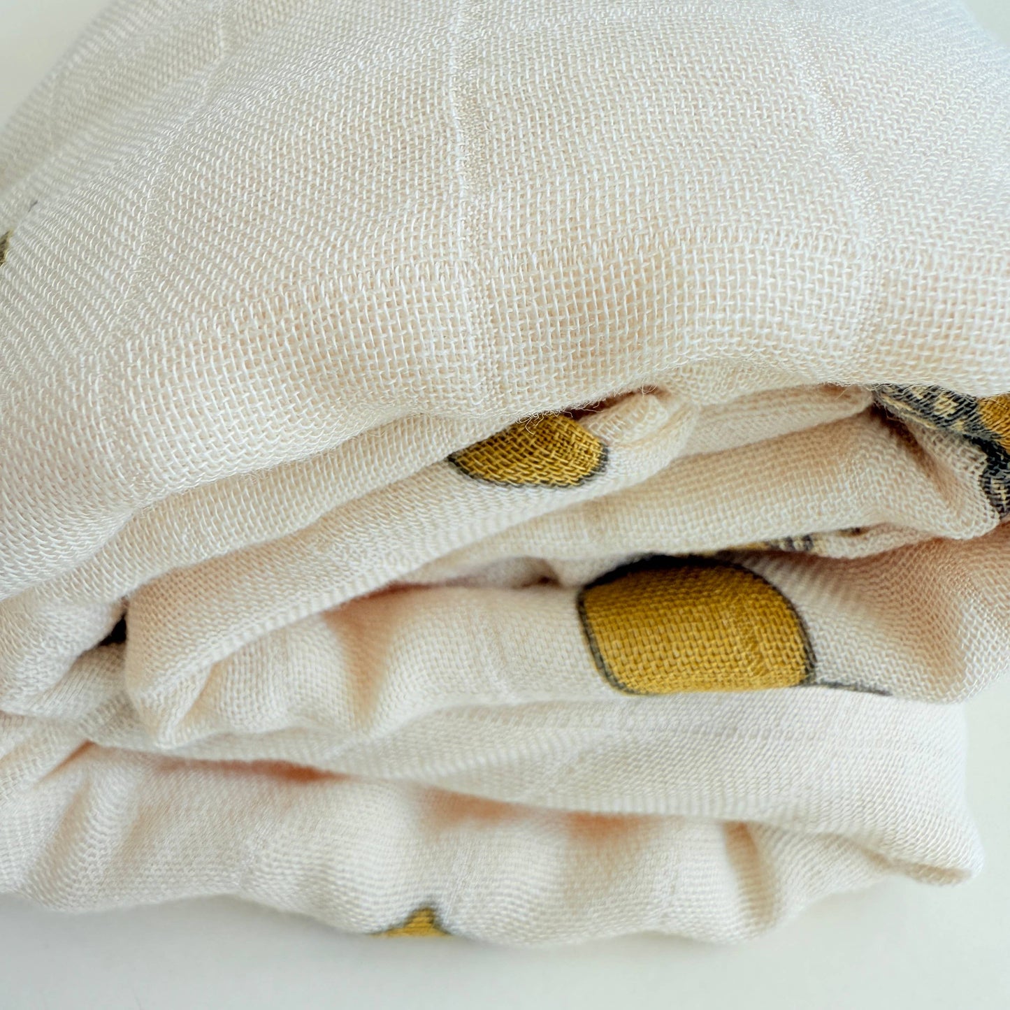 Bamboo Muslin Swaddle Blanket- Lemon