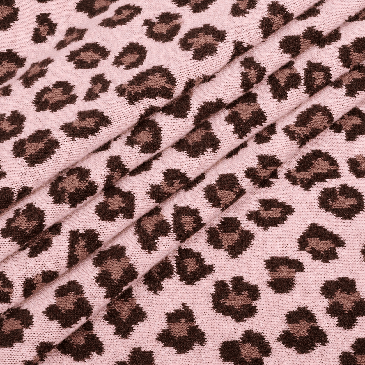 Leopard Animal - Organic Cotton Jacquard Knit Baby Blanket