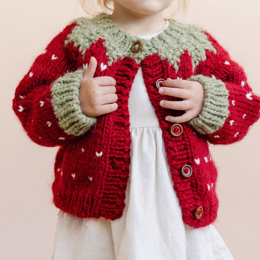 Strawberry Cardigan