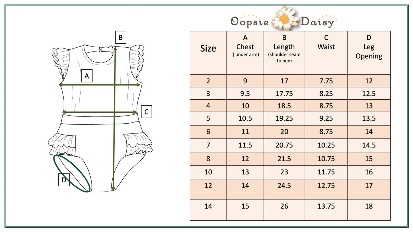 UPF50 Tropical Leaf Open Back Swim