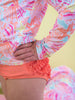 2-Piece Rashguard- Sunset Seashells