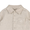 Oscar Linen Shirt With Pocket Embroidery & Pant (Organic)