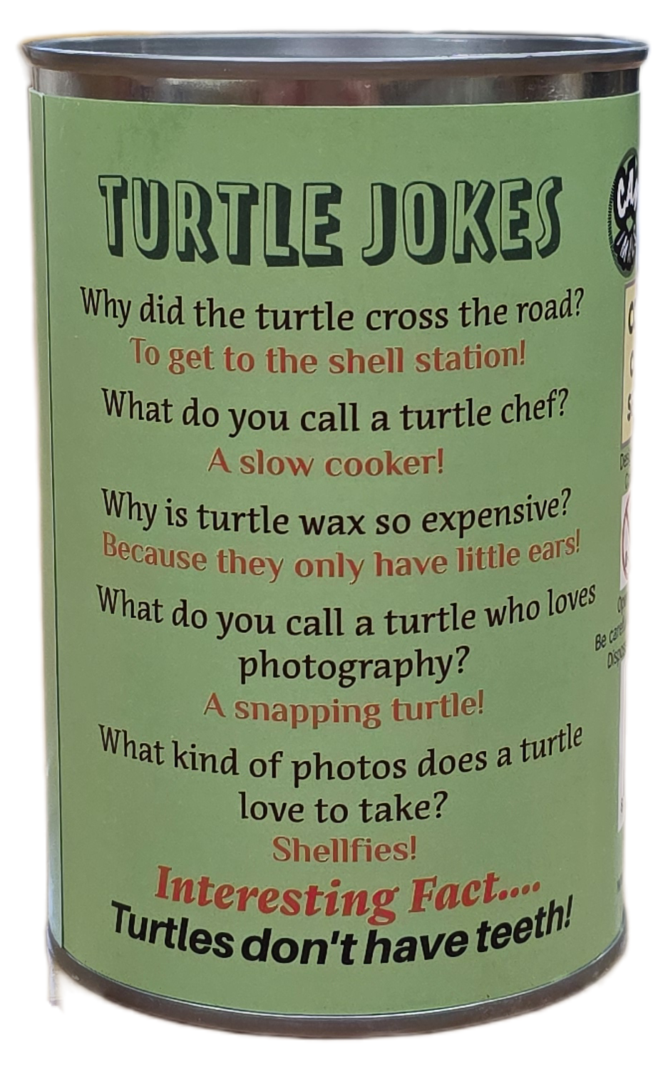 Canned Sea Turtle