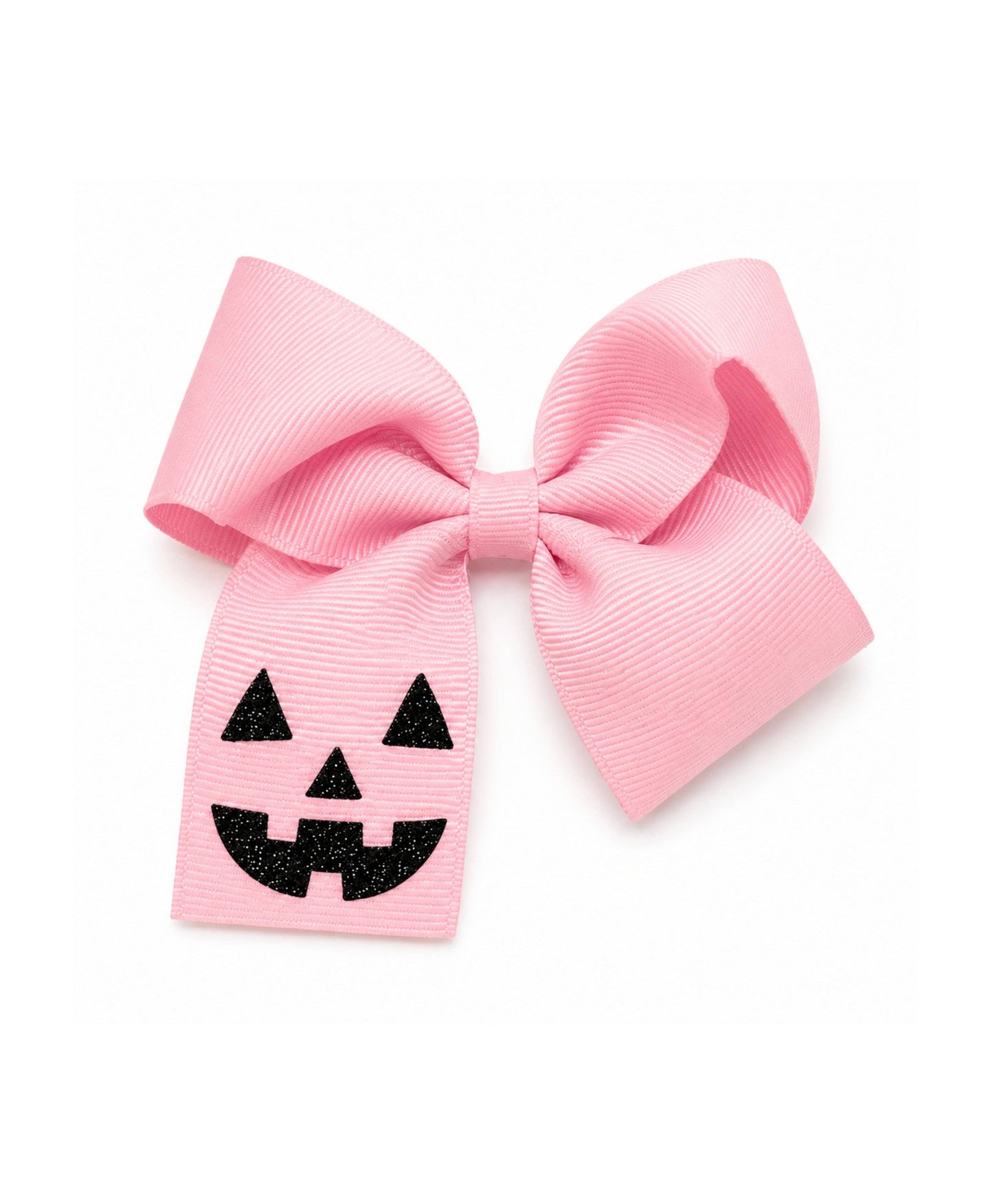 Jack-O-Lantern Hair Bow