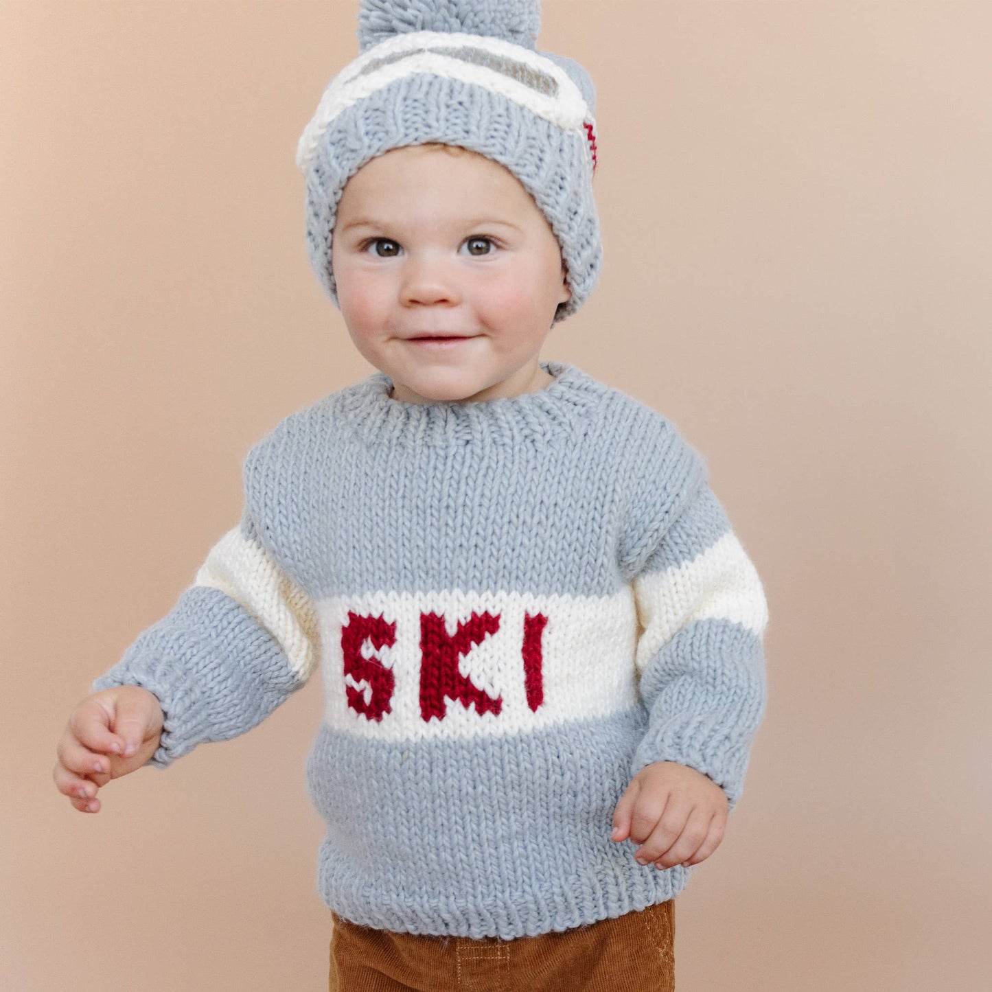 Ski Goggles Hat- Grey