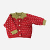 100% Cotton Strawberry Cardigan