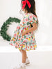 Aura Poplin Dress in Vintage Ornament