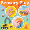Sensory Mini Play Kit Jar with Cloud Clay: Construction Them
