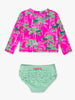 Palm Paradise Rash Guard 2-Piece