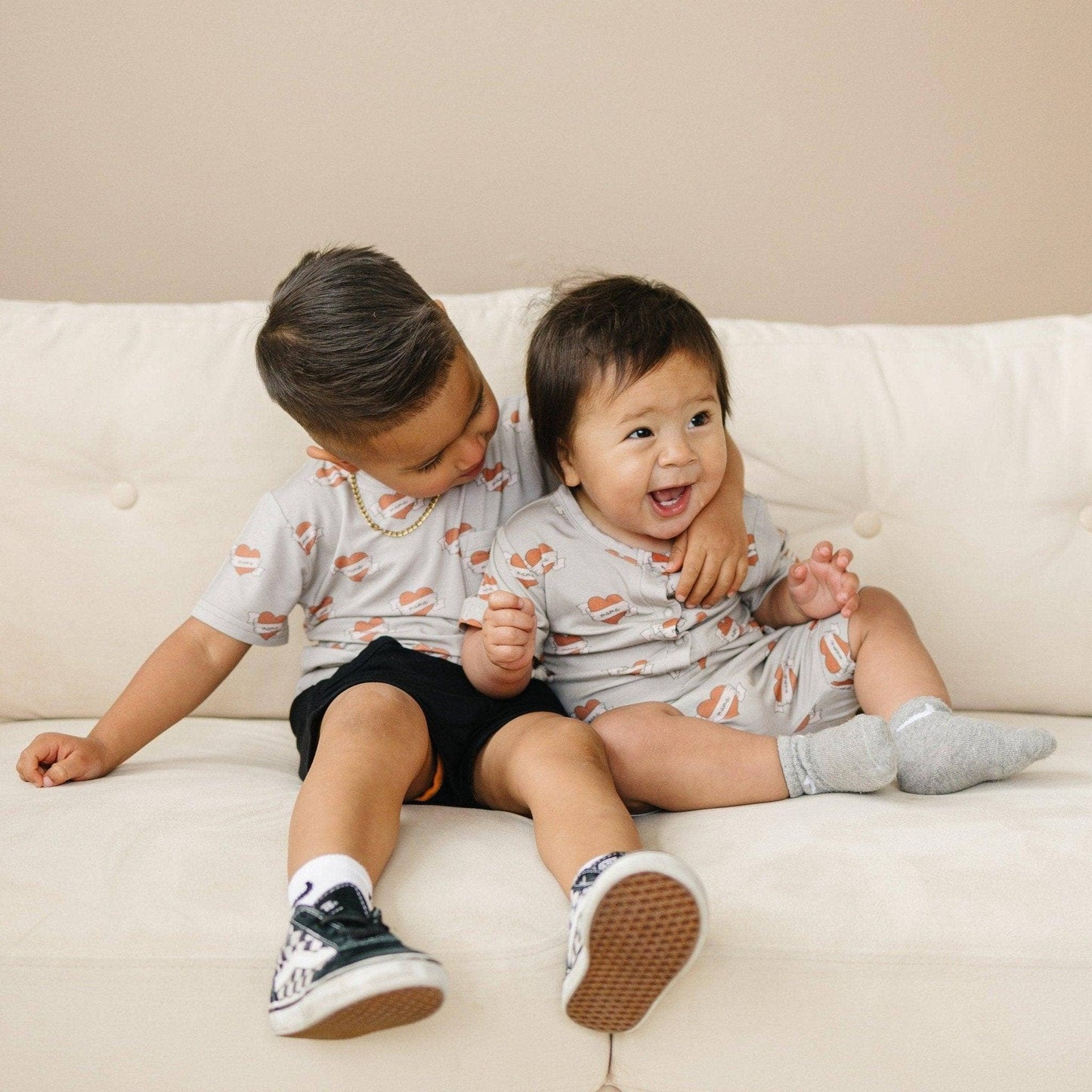 Bamboo Tee-Mama Tattoo Heart