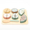 Wooden Fruit Cutting Puzzle - Velcro Play Food Set Ages 18m+