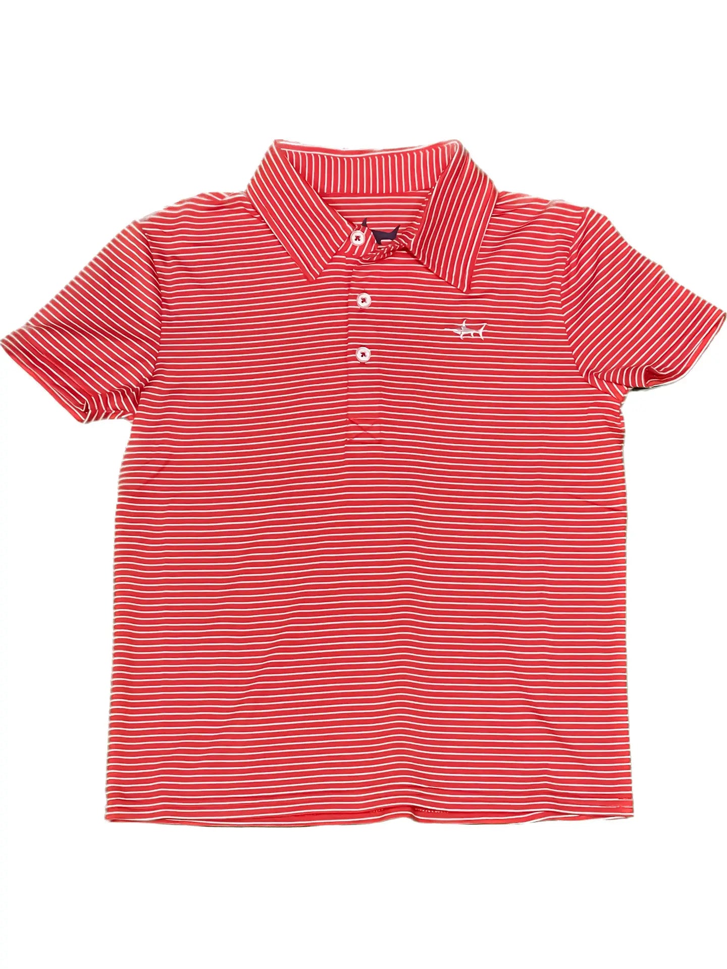 Banks Performance Polo Red/White Stripe