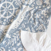 Organic Cotton Blanket- Summer Ocean