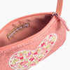 Little Girls Glitter Heart Purse- Rose Pink