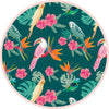 Isla Botánica Tropical Birds Two-Piece Bamboo Short Sleeve Pajama Kids Pants Set