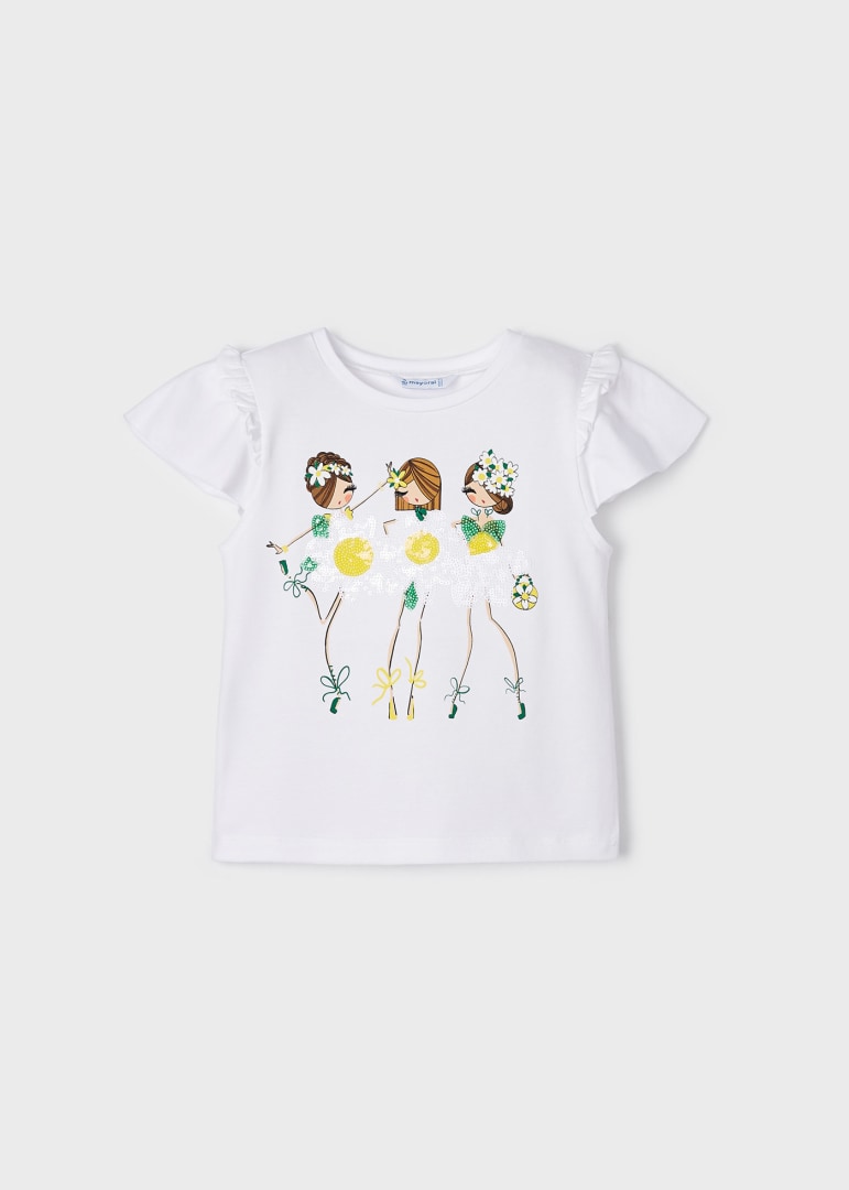 Daisy Sequin Tee