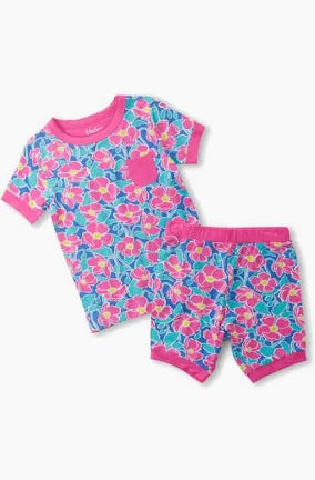 Big Poppies Bamboo Short PJ Set