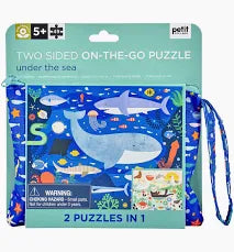 On The Go Puzzle 2 Sided Under the Sea