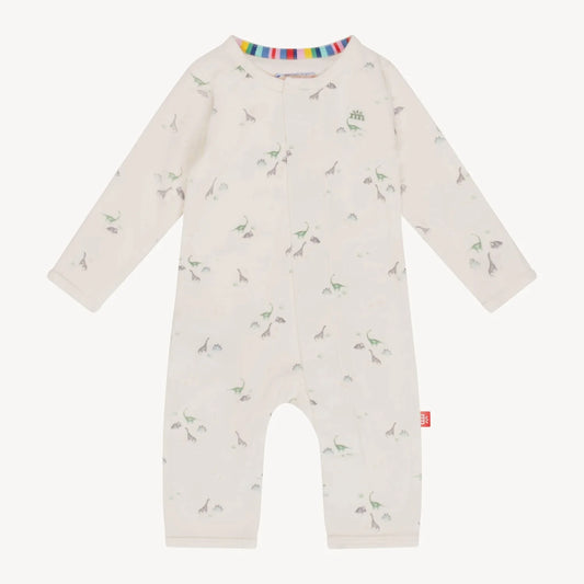 Organic Cotton Magnetic Coverall- Tiny Diny