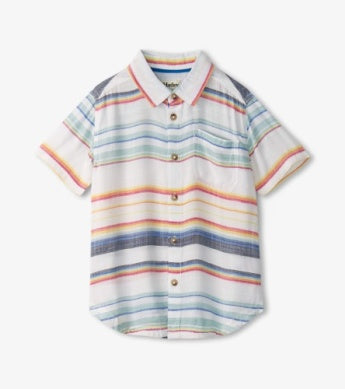 Summer Stripe Button Down