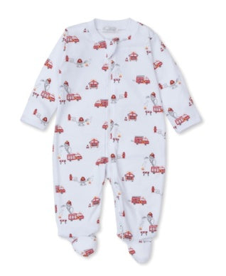 Pima Cotton Firetruck Footie