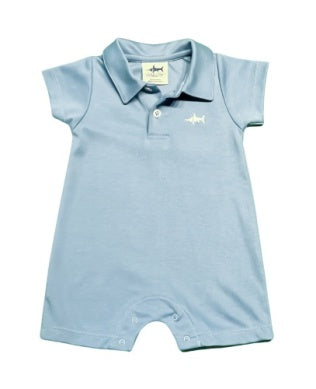 Pima Cotton Polo Romper