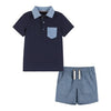 Andy & Evan Polo/Short Set