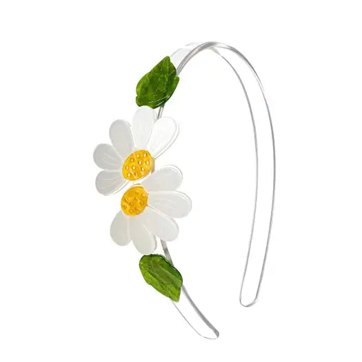 Lilies and Roses Acrylic Headbands