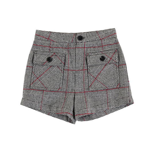 Mayoral Plaid Shorts "Black"