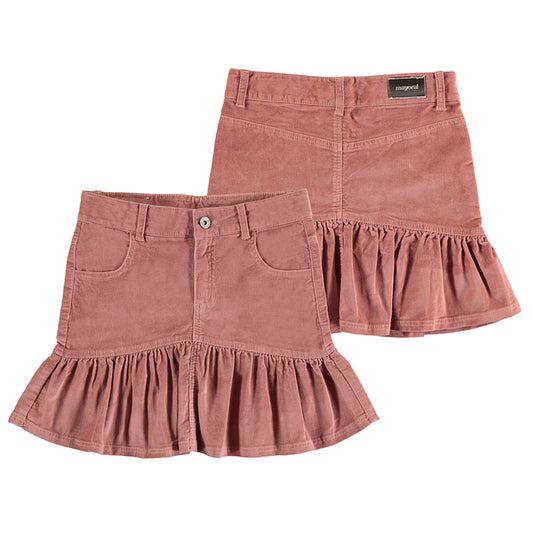 Mayoral Corduroy Skirt "Nude"