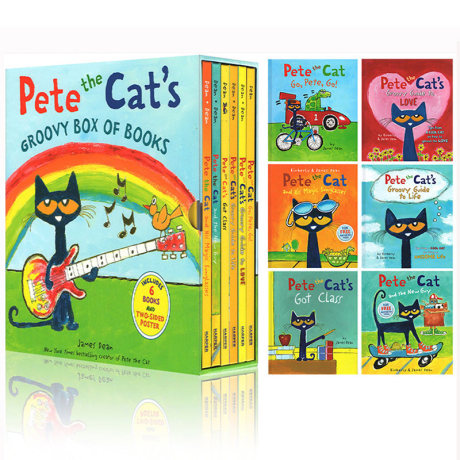 "Pete the Cat's Box of Groovy Books" Book Set