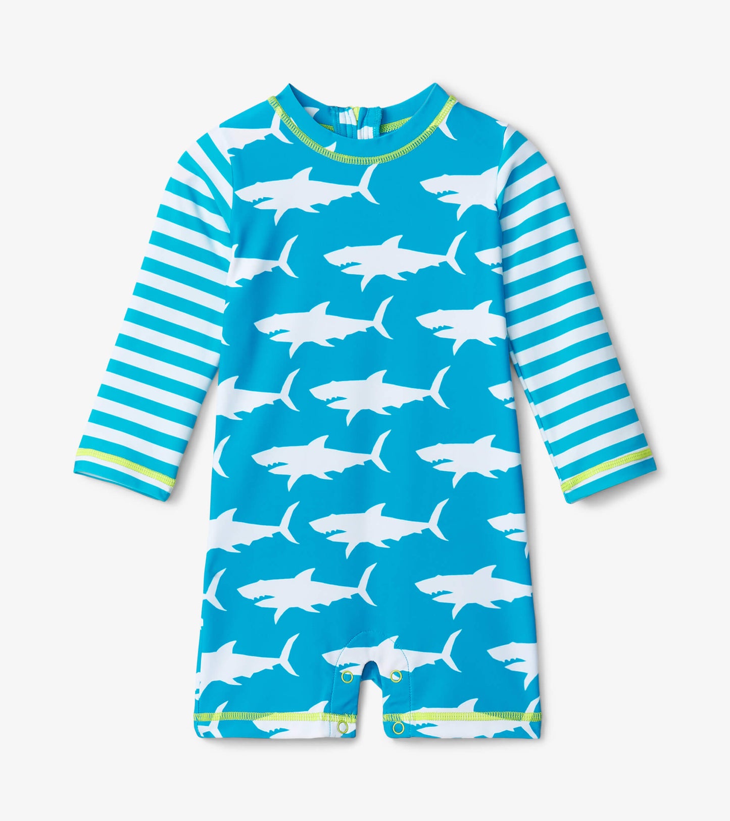 Hatley Stripe Sharks Rashguard