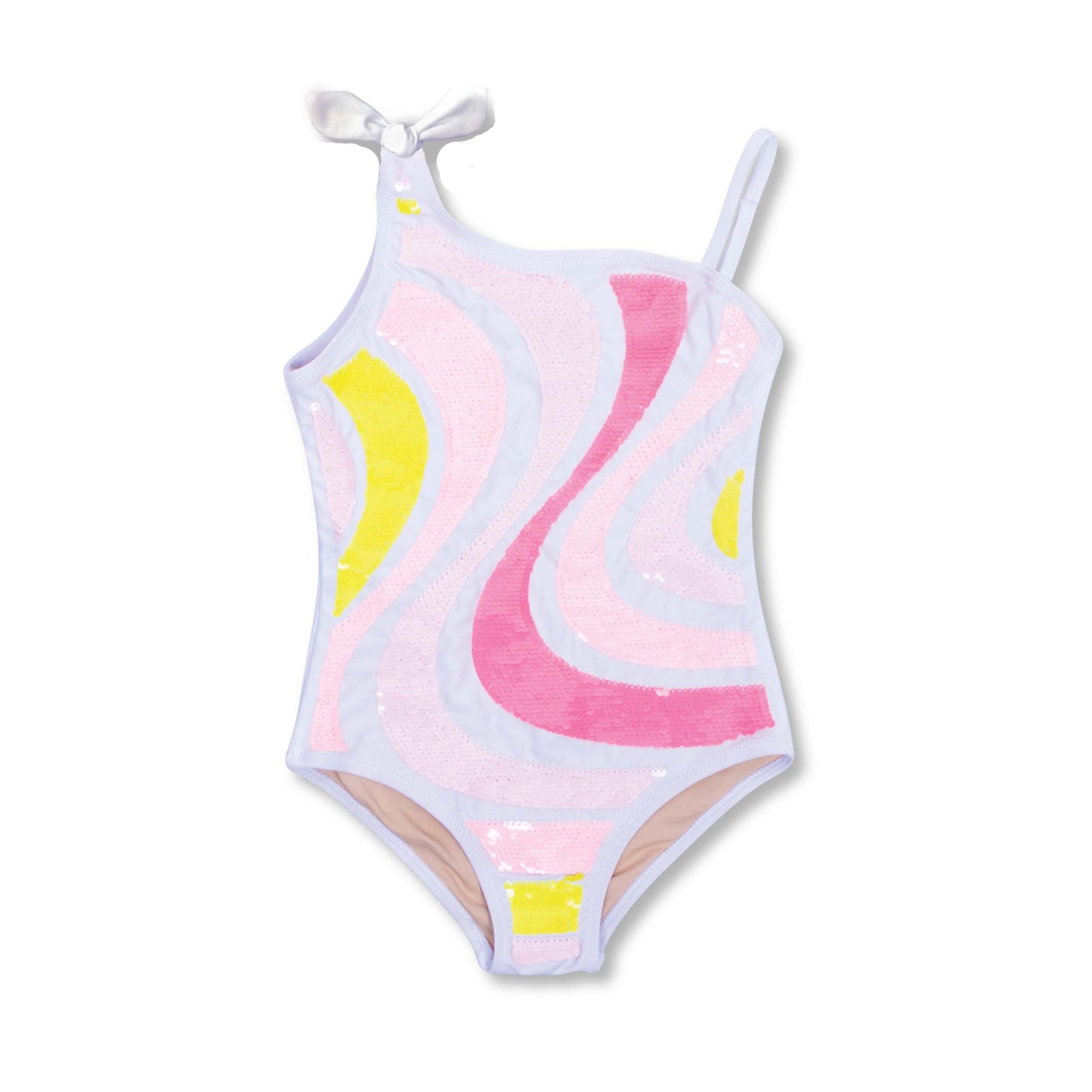 Shade Critters Sherbert Swirl Sequins Girls One Piece