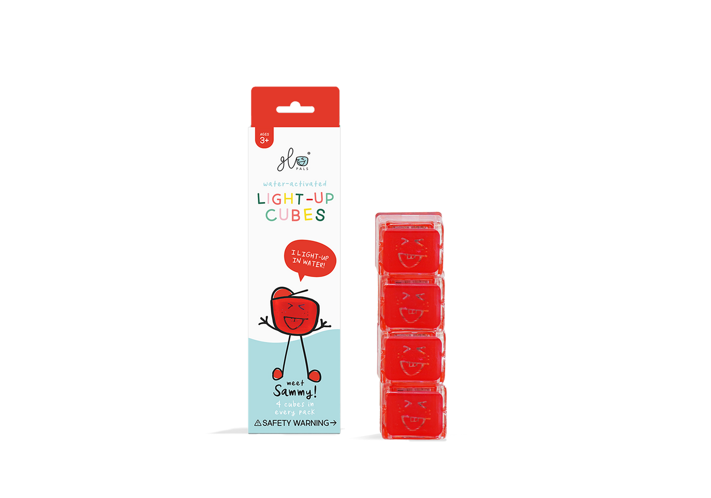 Glo Pals 4 pack Sammy- Red