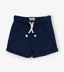 Navy French Terry Shorts