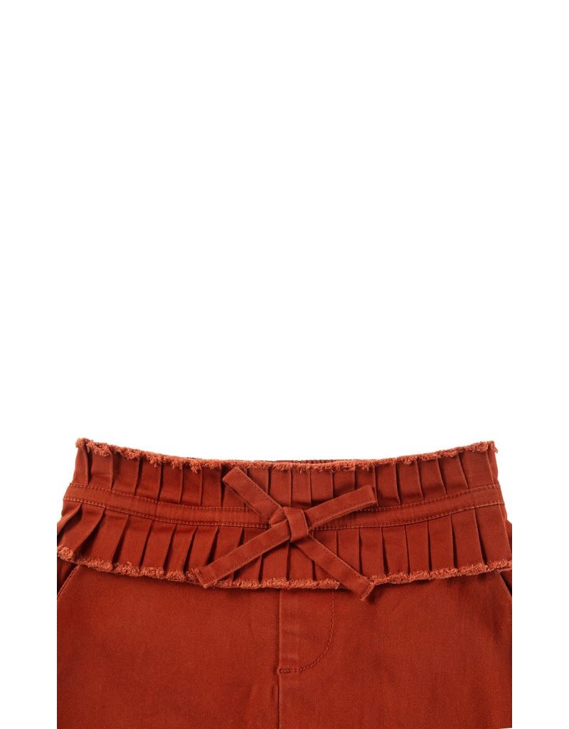 Habitual Tween Rust Cassandra Pleated Trim Skirt