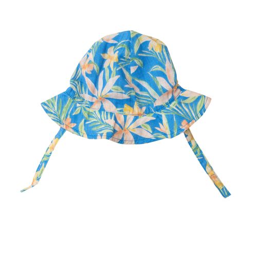 Blue Island Floral Sunhat